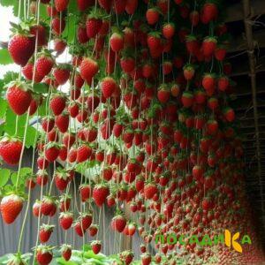 Клубника ампельная Анастасия купить по цене от 370р. в интернет-магазине «Посадика» с доставкой почтой в в Кувшиновое и по всей России – [изображение №1].