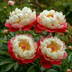 Пион Коралловый Каскад купить по цене от 490р. в интернет-магазине «Посадика» с доставкой почтой в в Кувшиновое и по всей России – [изображение №1].