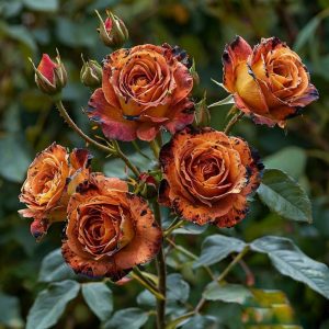 Роза плетистая Оранжевый Бриллиант купить по цене от 450р. в интернет-магазине «Посадика» с доставкой почтой в в Кувшиновое и по всей России – [изображение №1].